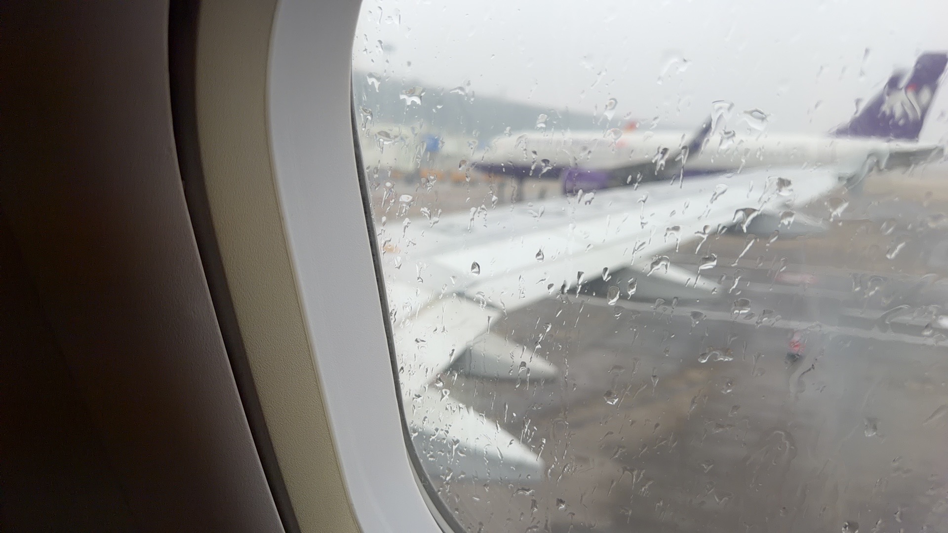 新郑机场起飞前